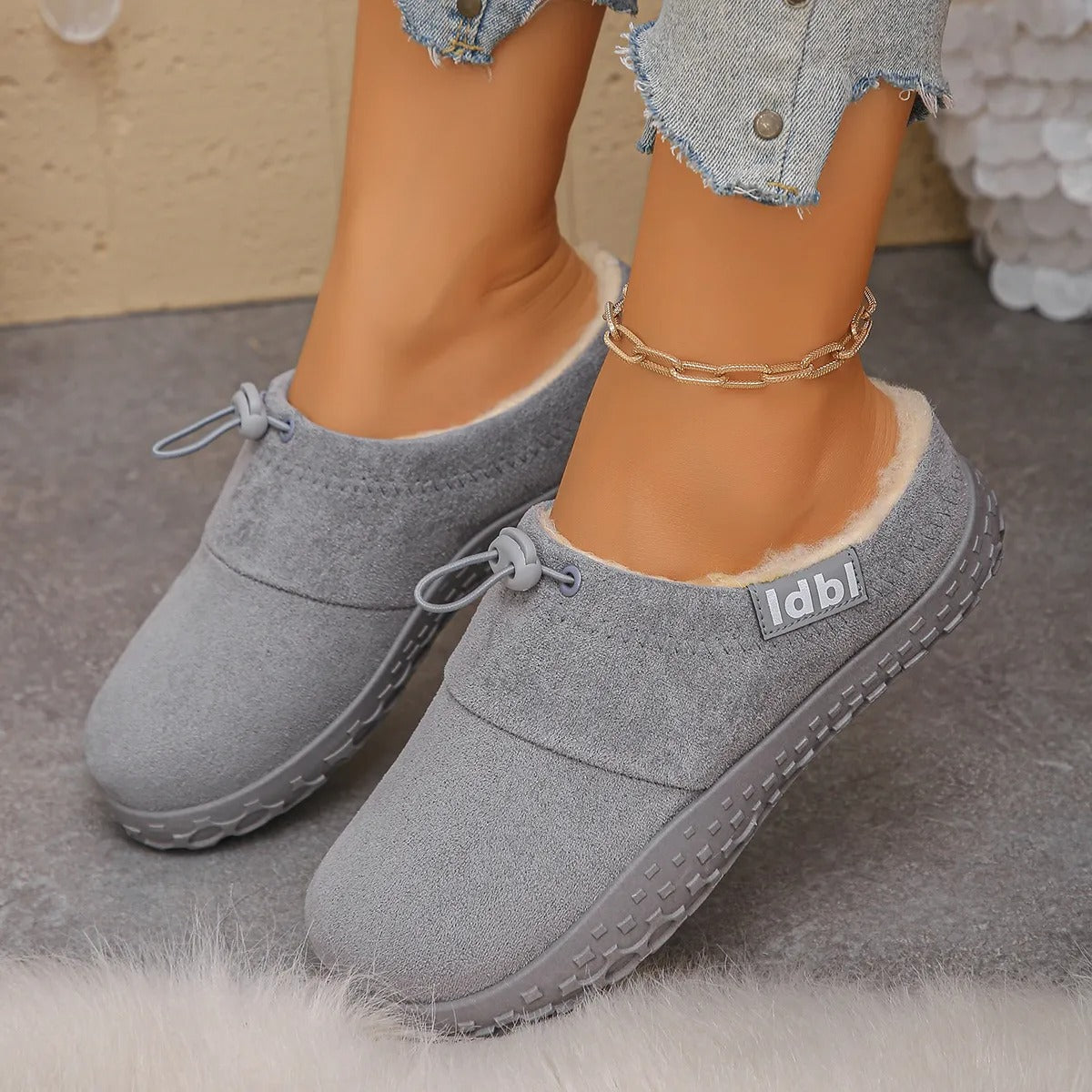 BEAUMONT NICE | MULES À ENFILER CHAUDES POUR FEMMES