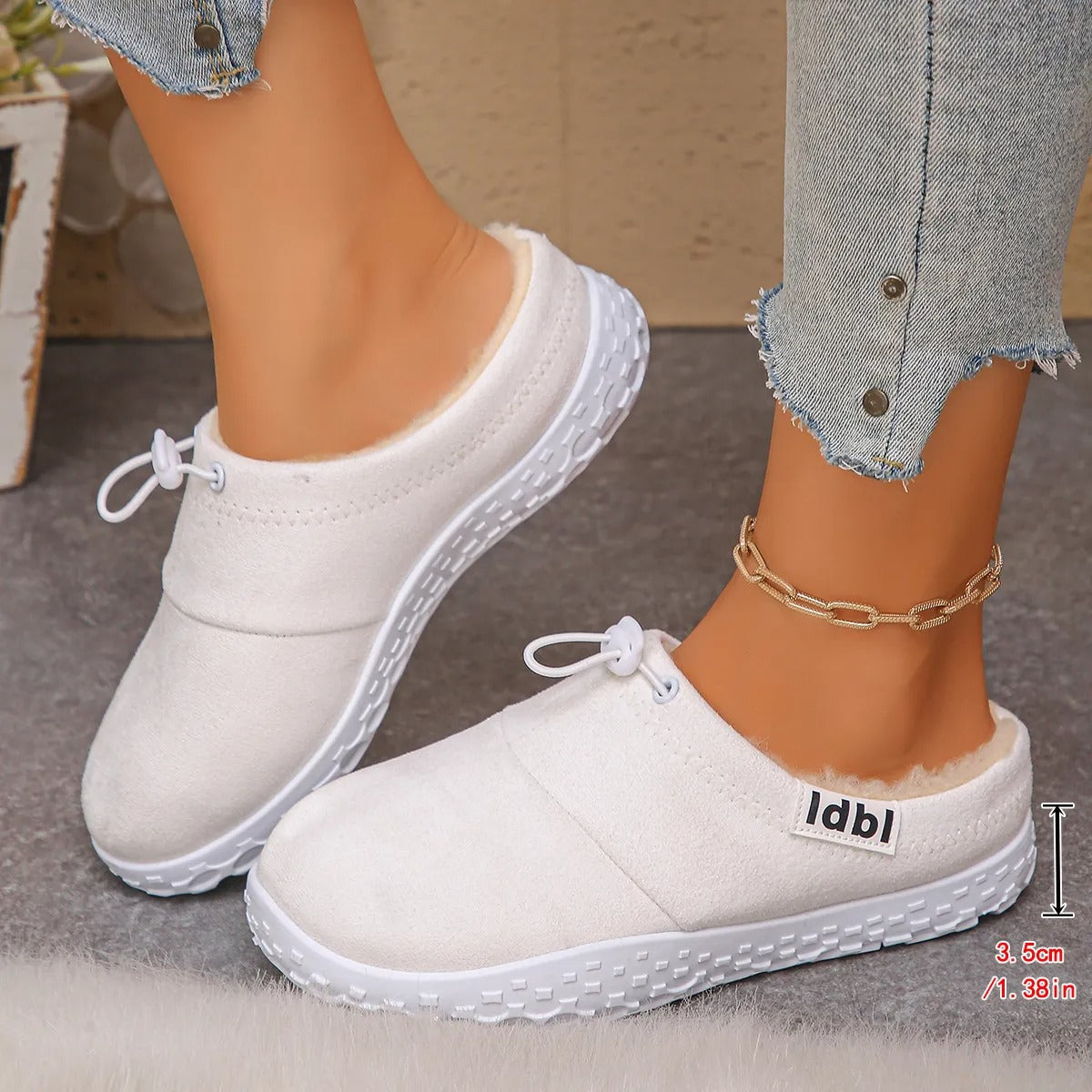 BEAUMONT NICE | MULES À ENFILER CHAUDES POUR FEMMES