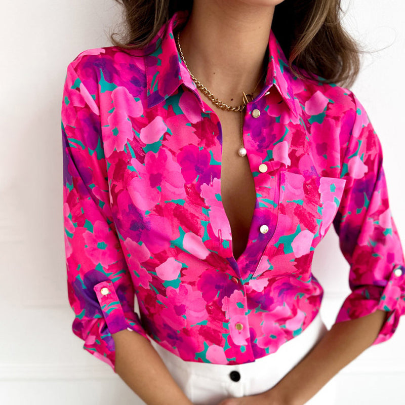 BEAUMONT NICE | BLOUSE À FLEURS POUR FEMMES