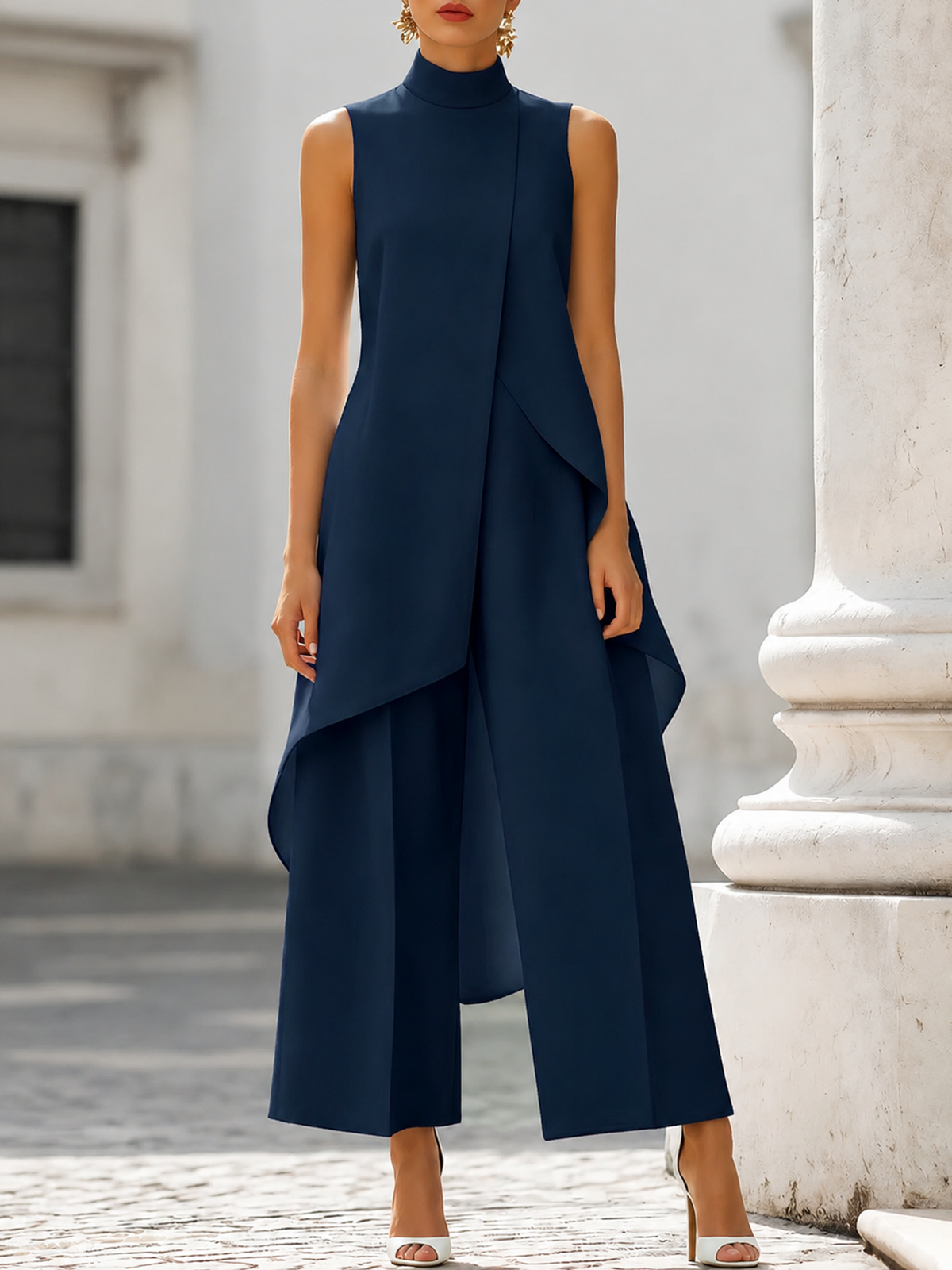 BEAUMONT NICE | ENSEMBLE ASYMÉTRIQUE EN DEUX PIÈCES POUR FEMMES