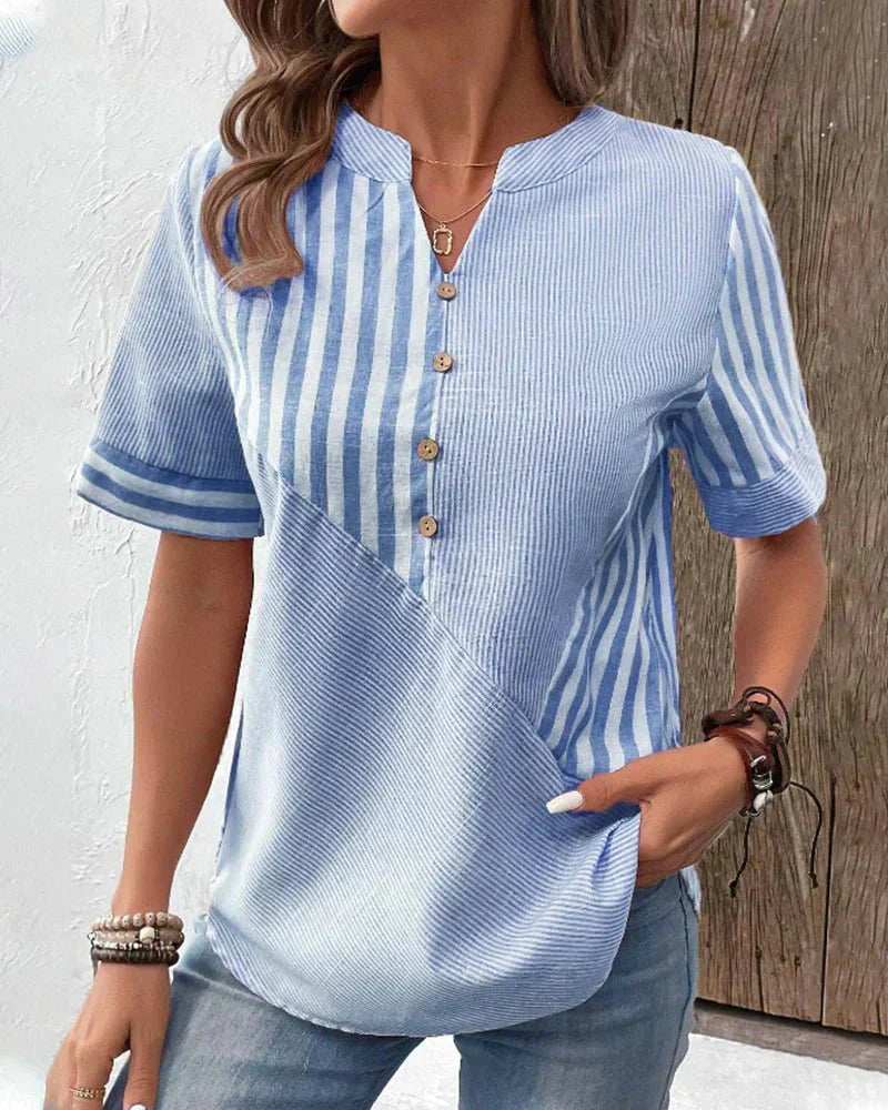BEAUMONT NICE | BLOUSE RAYÉE ÉLÉGANTE FOR WOMEN