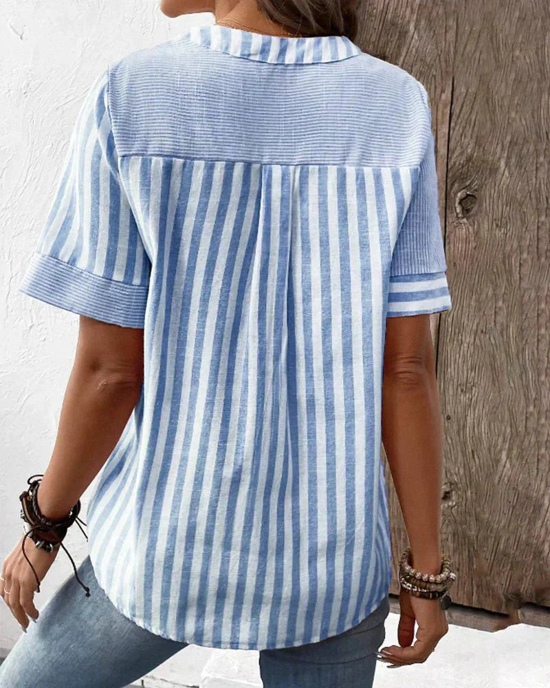 BEAUMONT NICE | BLOUSE RAYÉE ÉLÉGANTE FOR WOMEN