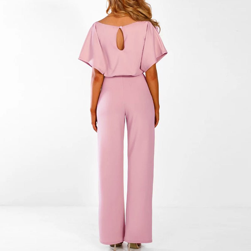 BEAUMONT NICE | COMBINAISON À JAMBES LARGES ET TAILLE À NOUER POUR FEMMES
