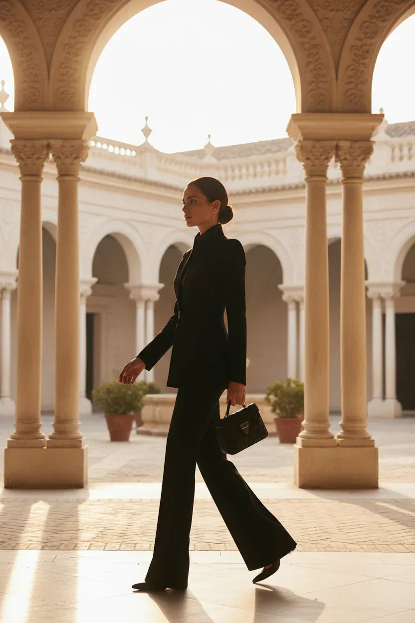 BEAUMONT NICE | ENSEMBLE DE COSTUME FORMEL CHIC EN DEUX PIÈCES POUR FEMMES