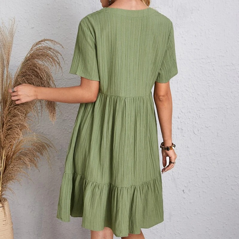 BEAUMONT NICE | ROBE D'ÉTÉ A-LINE FLOTTANTE POUR FEMMES