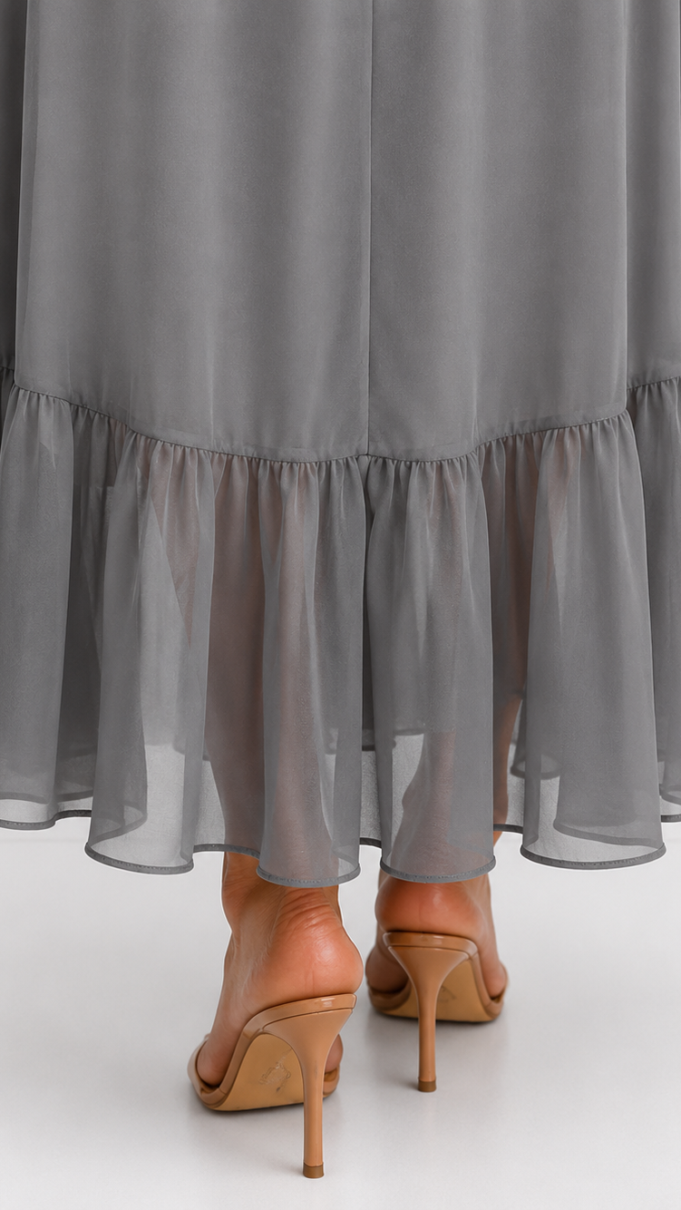BEAUMONT NICE | ROBE EN CHIFFON À ENVELOPPER POUR FEMMES