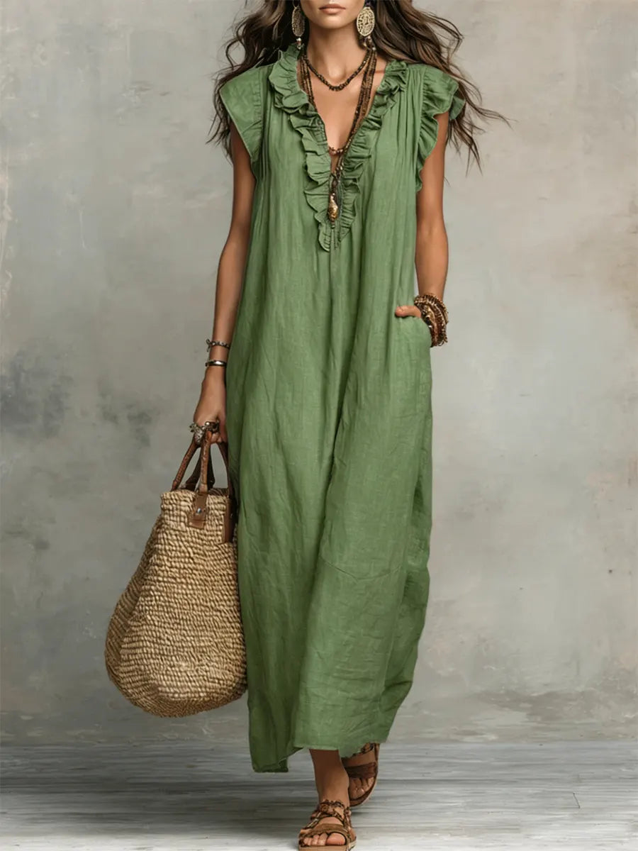 BEAUMONT NICE | ROBE BOHÉMIENNE CHIC ET FLUIDE POUR FEMMES