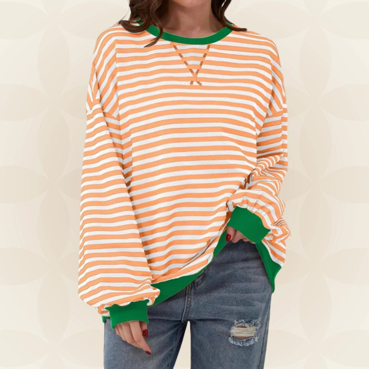 BEAUMONT NICE | PULL EN MAILLE SURDIMENSIONNÉE POUR FEMMES