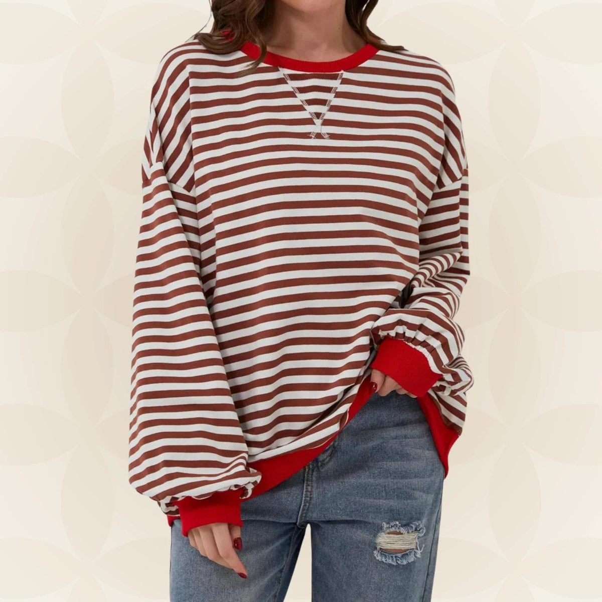 BEAUMONT NICE | PULL EN MAILLE SURDIMENSIONNÉE POUR FEMMES