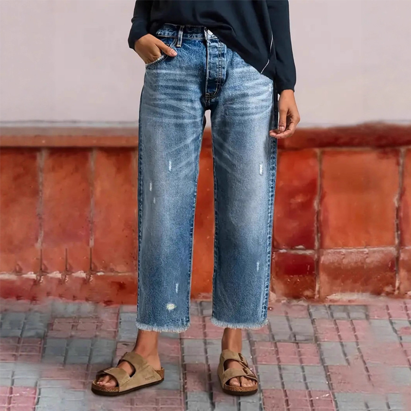 BEAUMONT NICE | JEANS À JAMBES DROITES POUR FEMMES