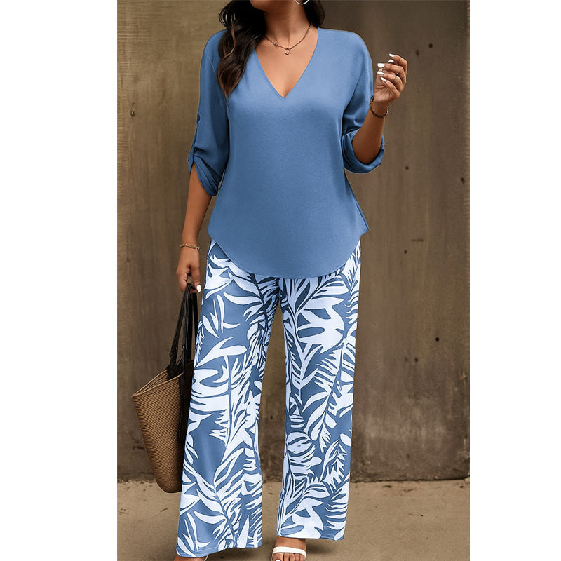 BEAUMONT NICE | ENSEMBLE DEUX PIÈCES À MOTIFS POUR FEMMES