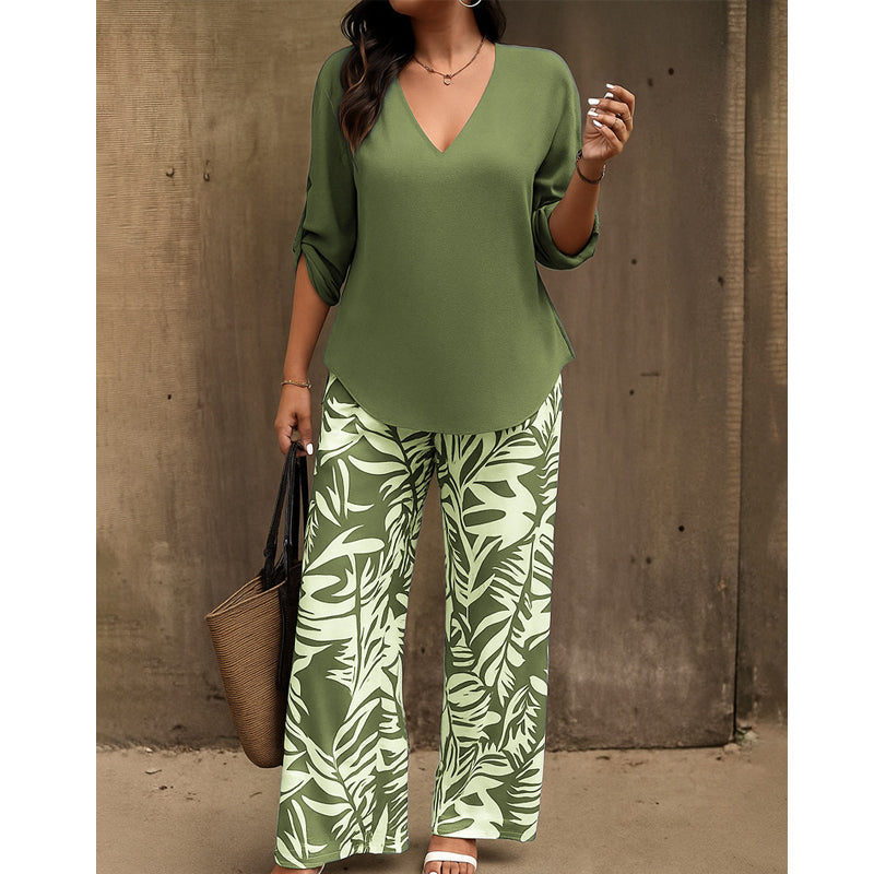 BEAUMONT NICE | ENSEMBLE DEUX PIÈCES À MOTIFS POUR FEMMES