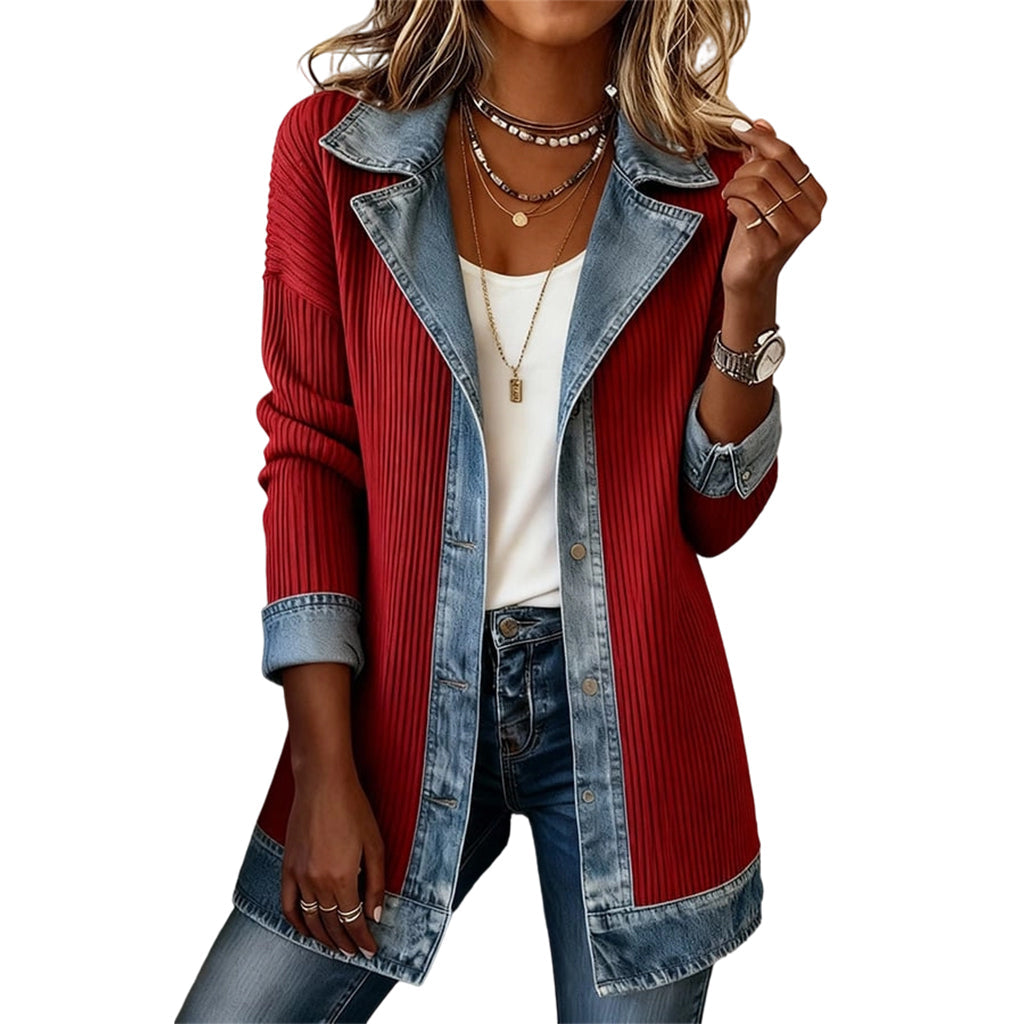 BEAUMONT NICE | MANTEAU RIBBÉ ÉLÉGANT POUR FEMMES
