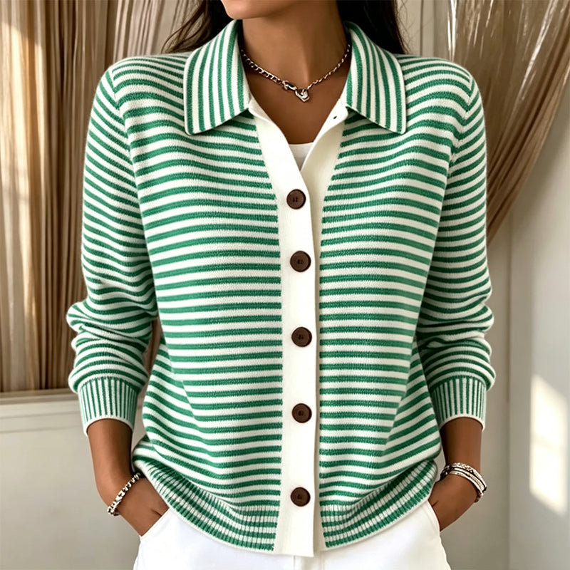 BEAUMONT NICE | GILET RAYÉ POUR FEMMES