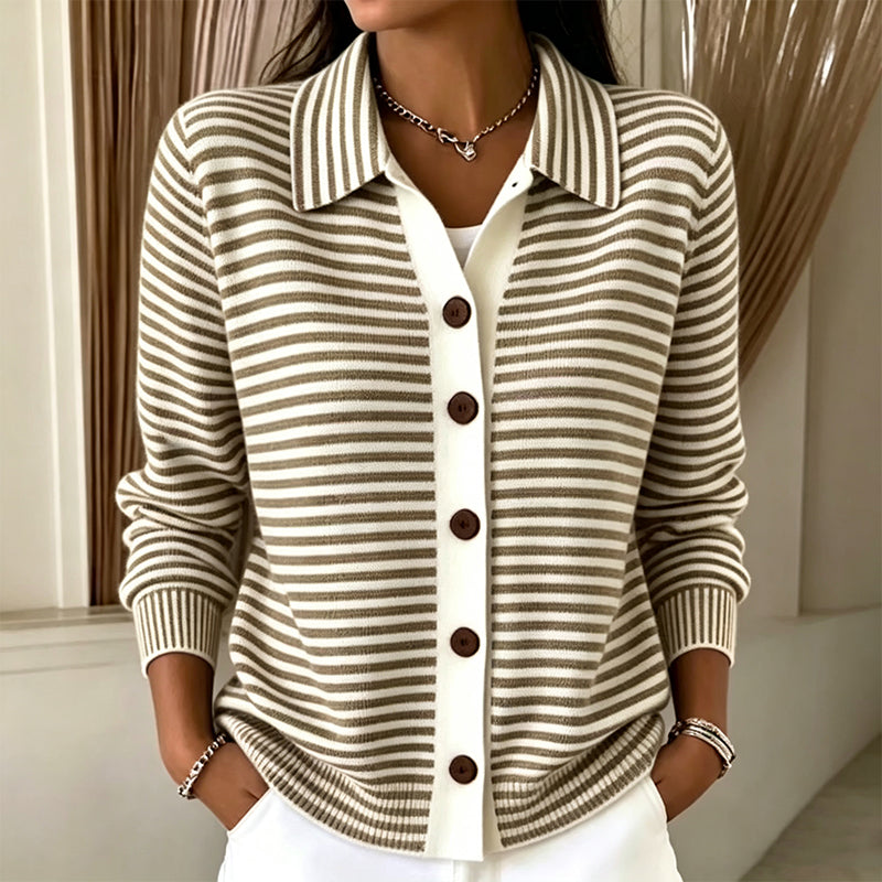 BEAUMONT NICE | GILET RAYÉ POUR FEMMES