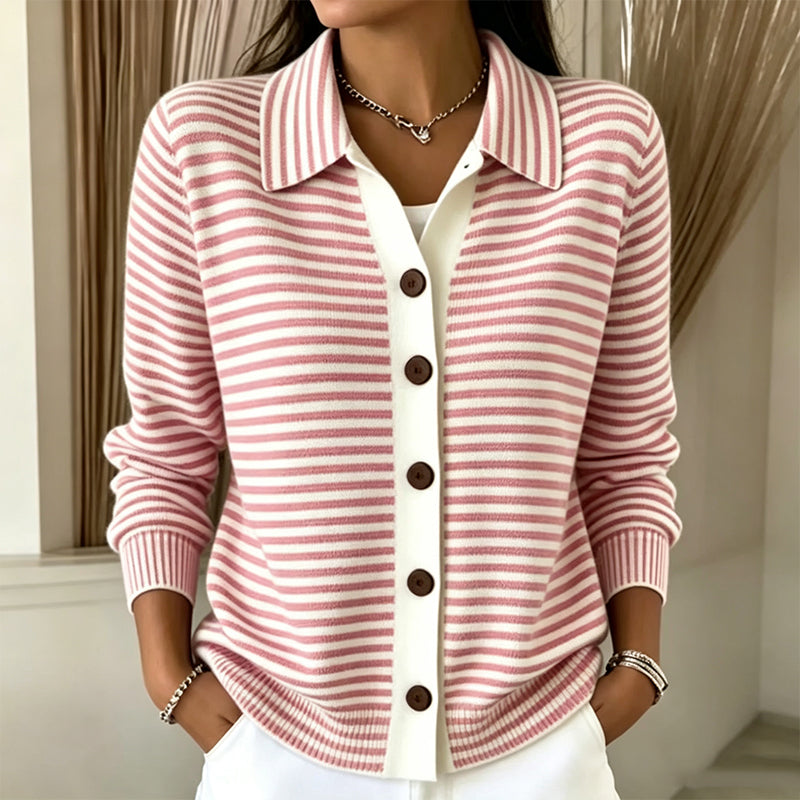 BEAUMONT NICE | GILET RAYÉ POUR FEMMES