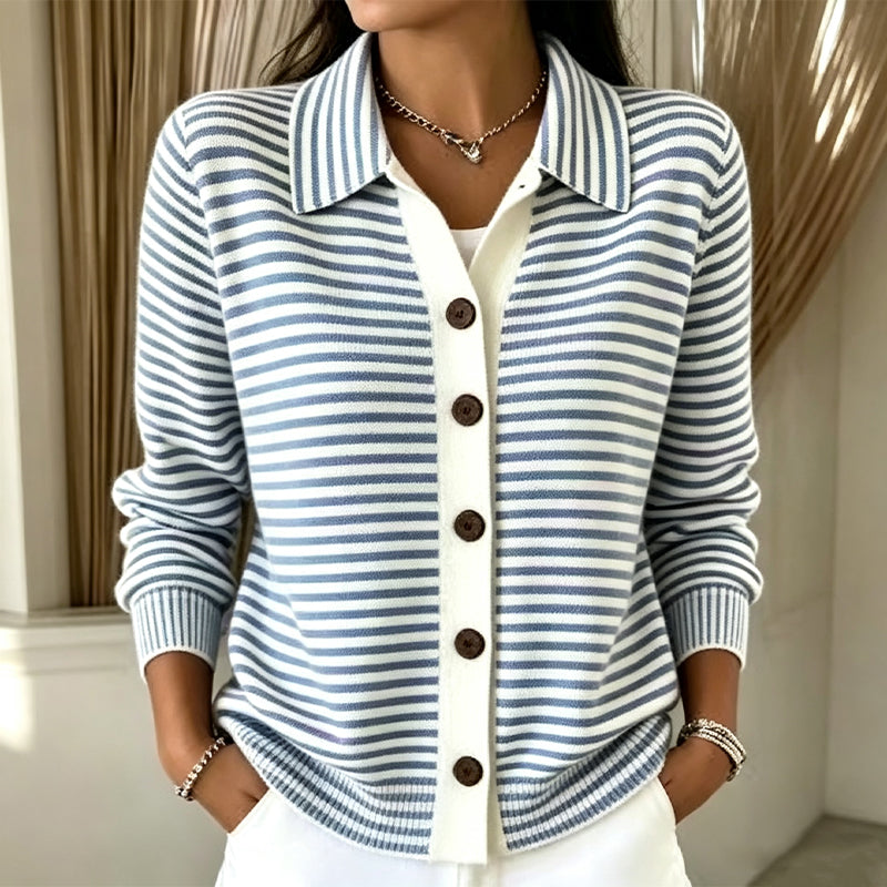 BEAUMONT NICE | GILET RAYÉ POUR FEMMES