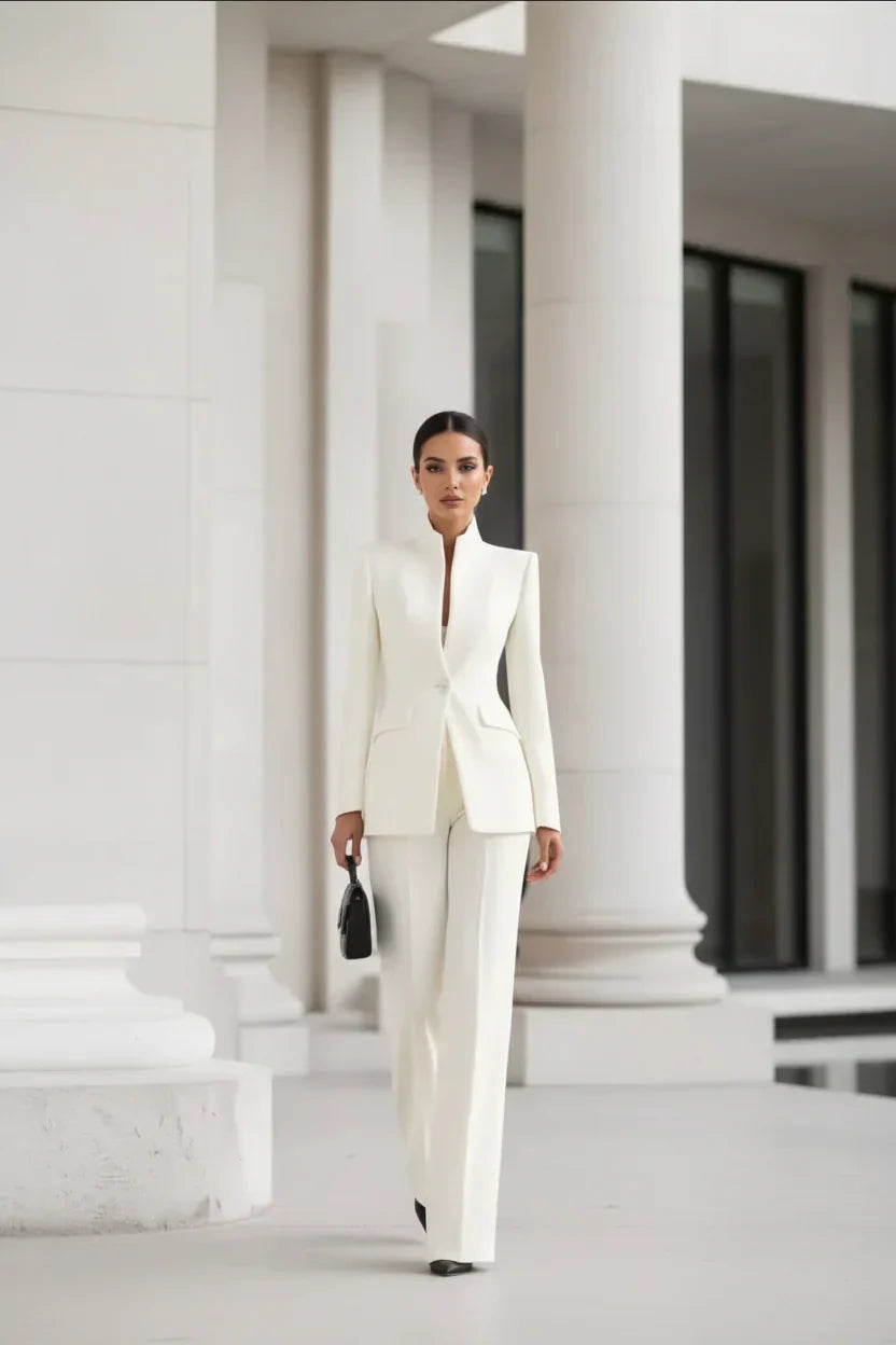 BEAUMONT NICE | ENSEMBLE DE COSTUME FORMEL CHIC EN DEUX PIÈCES POUR FEMMES