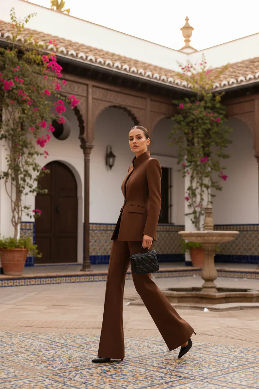 BEAUMONT NICE | ENSEMBLE DE COSTUME FORMEL CHIC EN DEUX PIÈCES POUR FEMMES