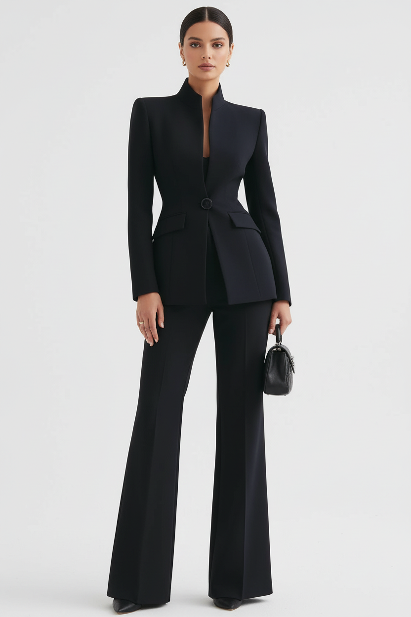 BEAUMONT NICE | ENSEMBLE DE COSTUME FORMEL CHIC EN DEUX PIÈCES POUR FEMMES