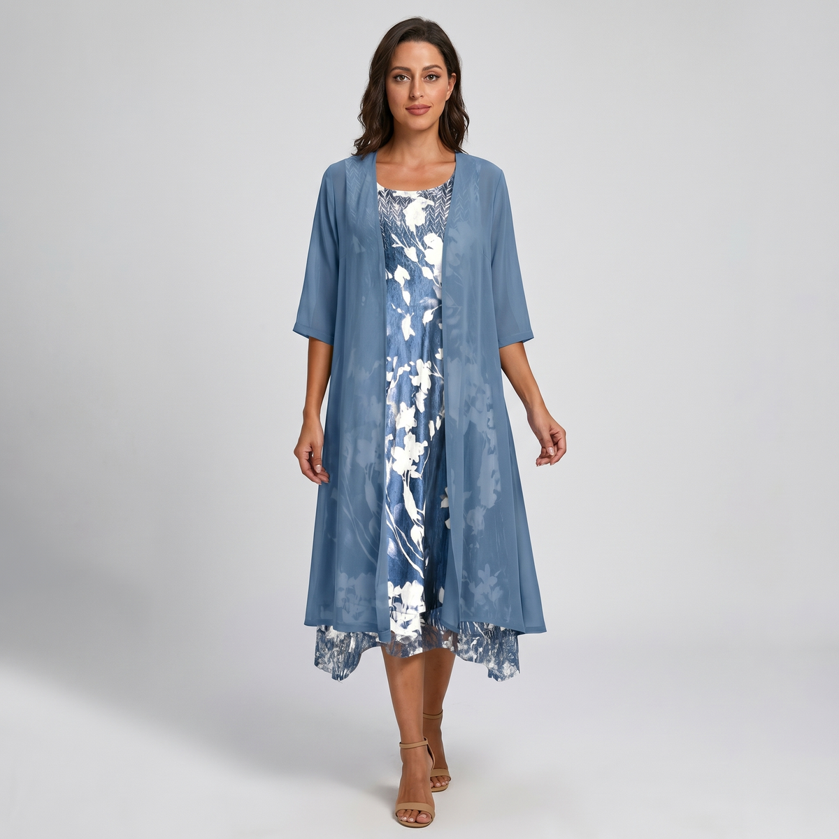 BEAUMONT NICE | ROBE MIDI SUPERPOSÉE POUR FEMMES