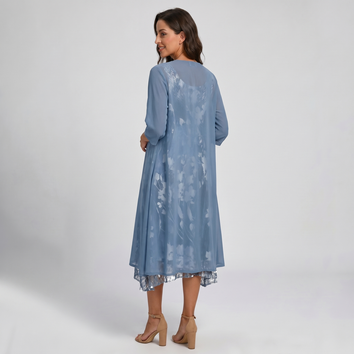 BEAUMONT NICE | ROBE MIDI SUPERPOSÉE POUR FEMMES
