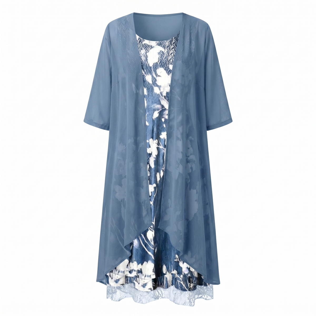 BEAUMONT NICE | ROBE MIDI SUPERPOSÉE POUR FEMMES