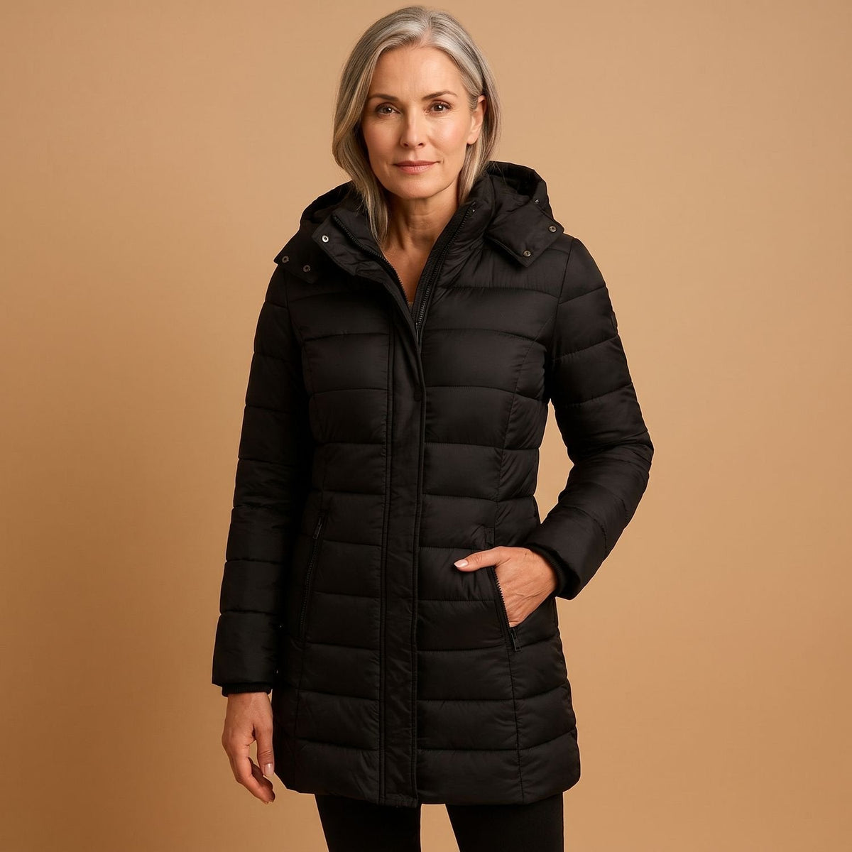 BEAUMONT NICE | VESTE MATELASSÉE À CAPUCHE POUR FEMMES