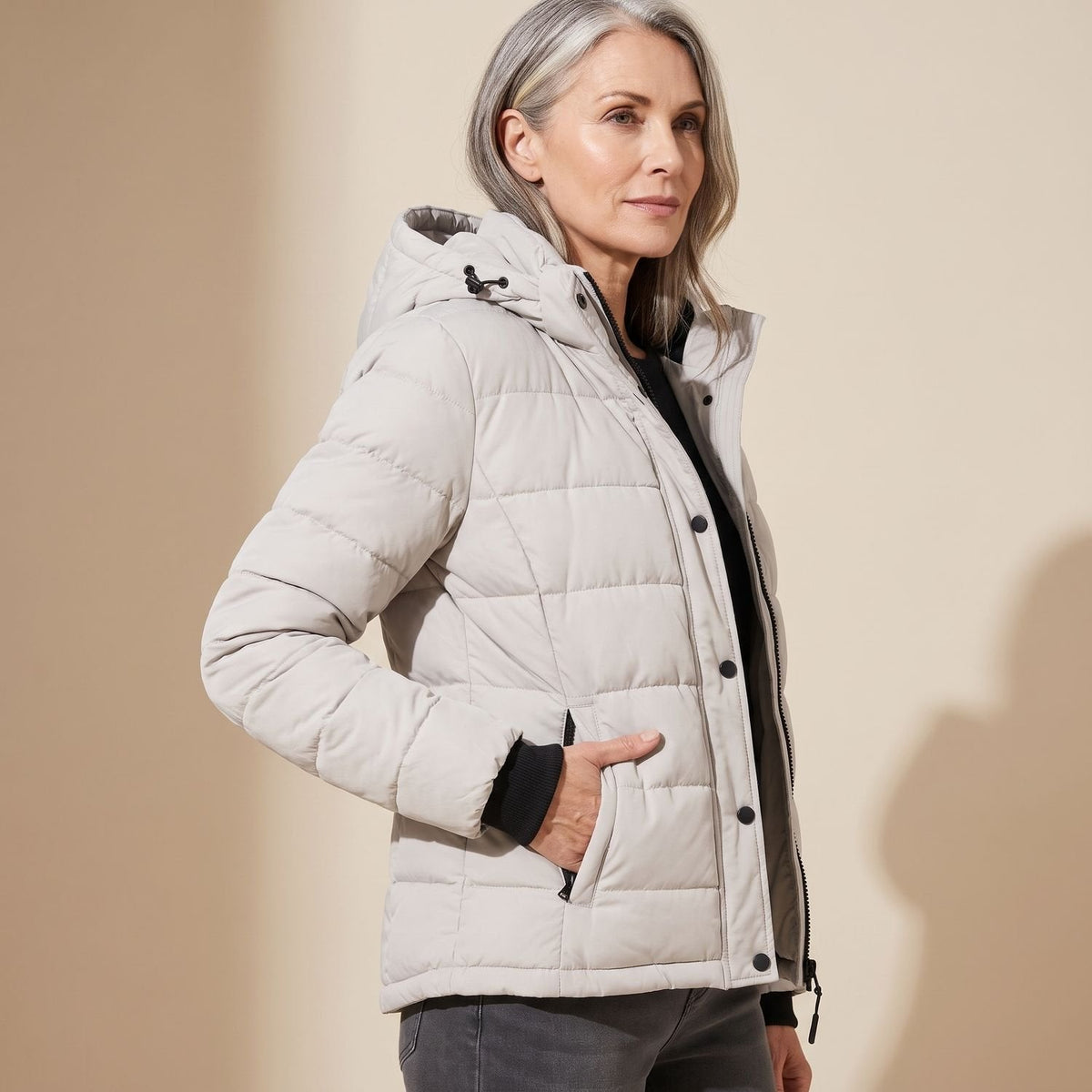 BEAUMONT NICE | VESTE MATELASSÉE À CAPUCHE POUR FEMMES